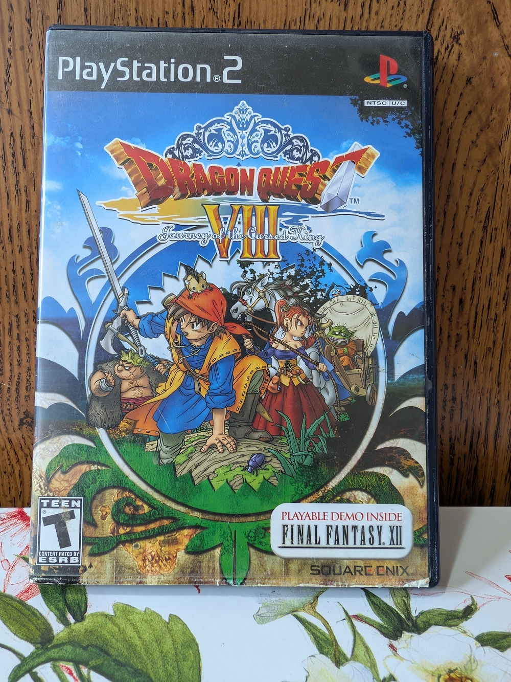 PlayStation 2 Dragon Quest VIII Rare Registration Card Included!